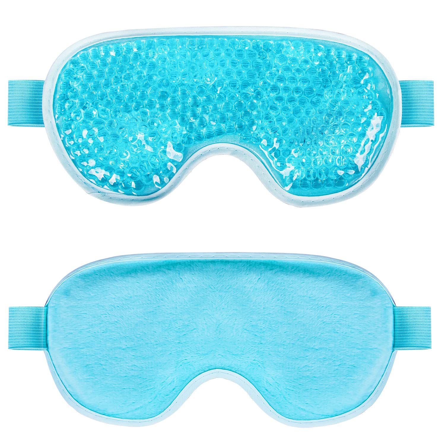 Cold Pack Ice Gel - Reusable Cooling Eye Mask for Puffy