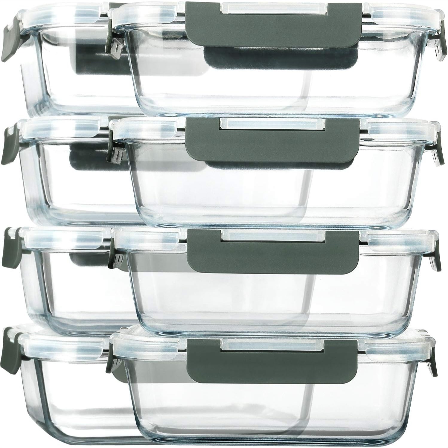 Glass Meal Prep Container - 30 oz Glass Meal Prep Containers