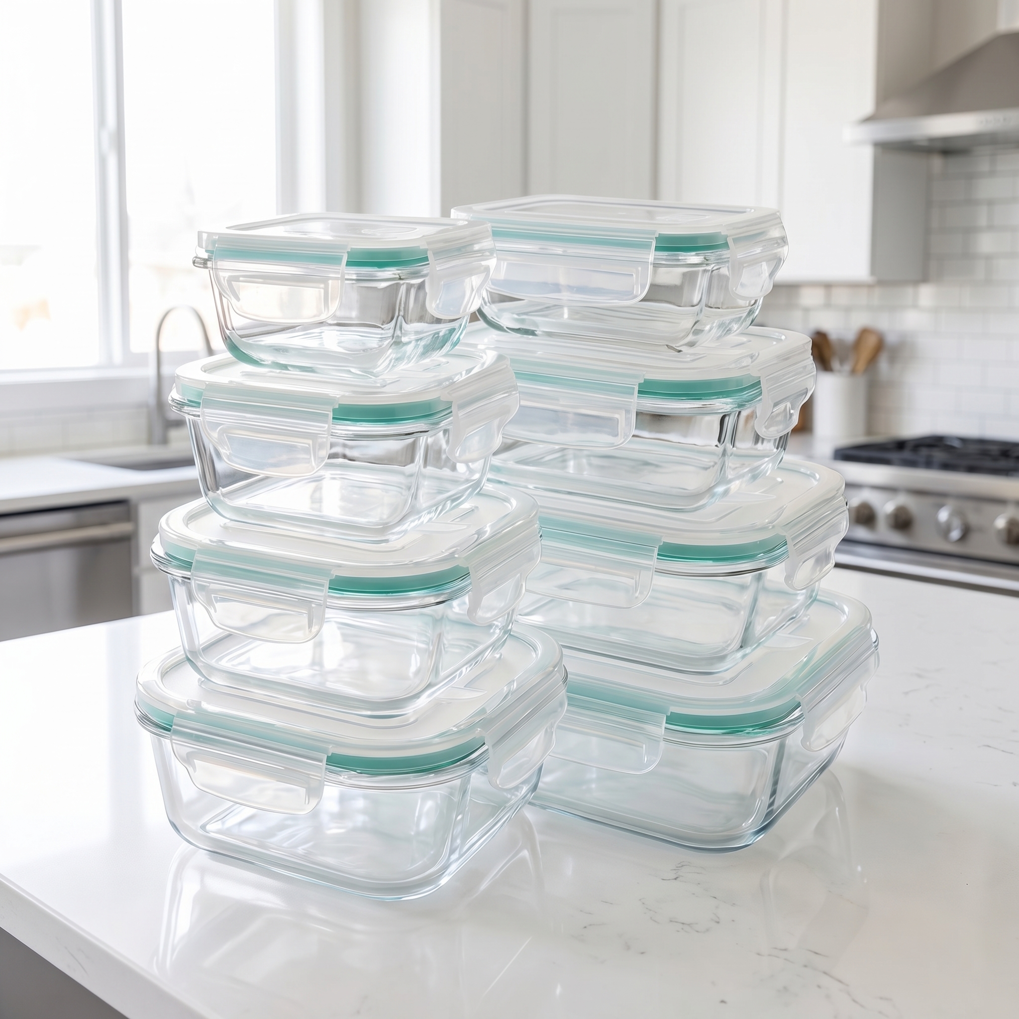 Food Storage Jar Set - A set of 8 food storage