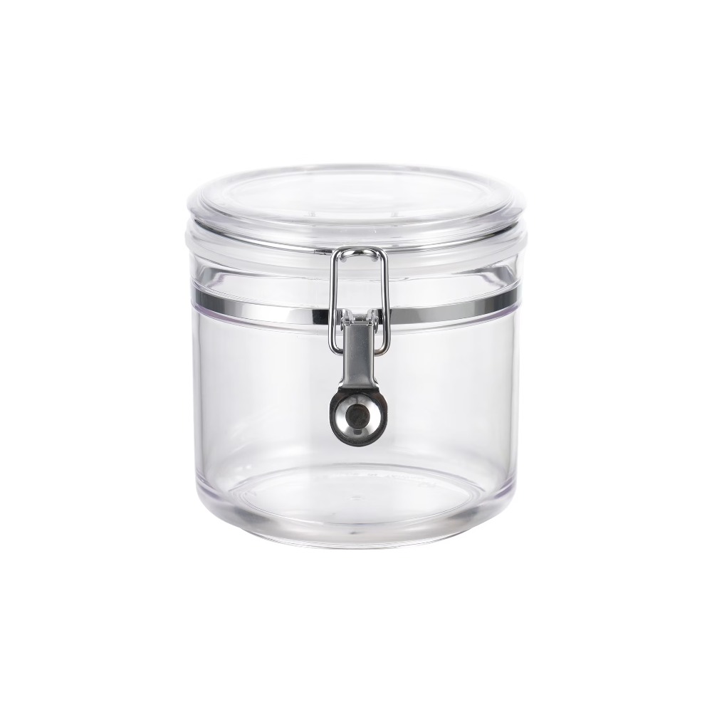 Food Storage Plastic Containers With Lids - Airtight Food Storage Canisters Clear Plastic