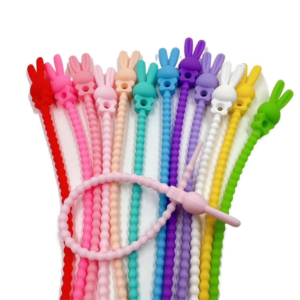 Food Storage And Preservation - 10Pcs Flower Star Silicone Cable Organizer