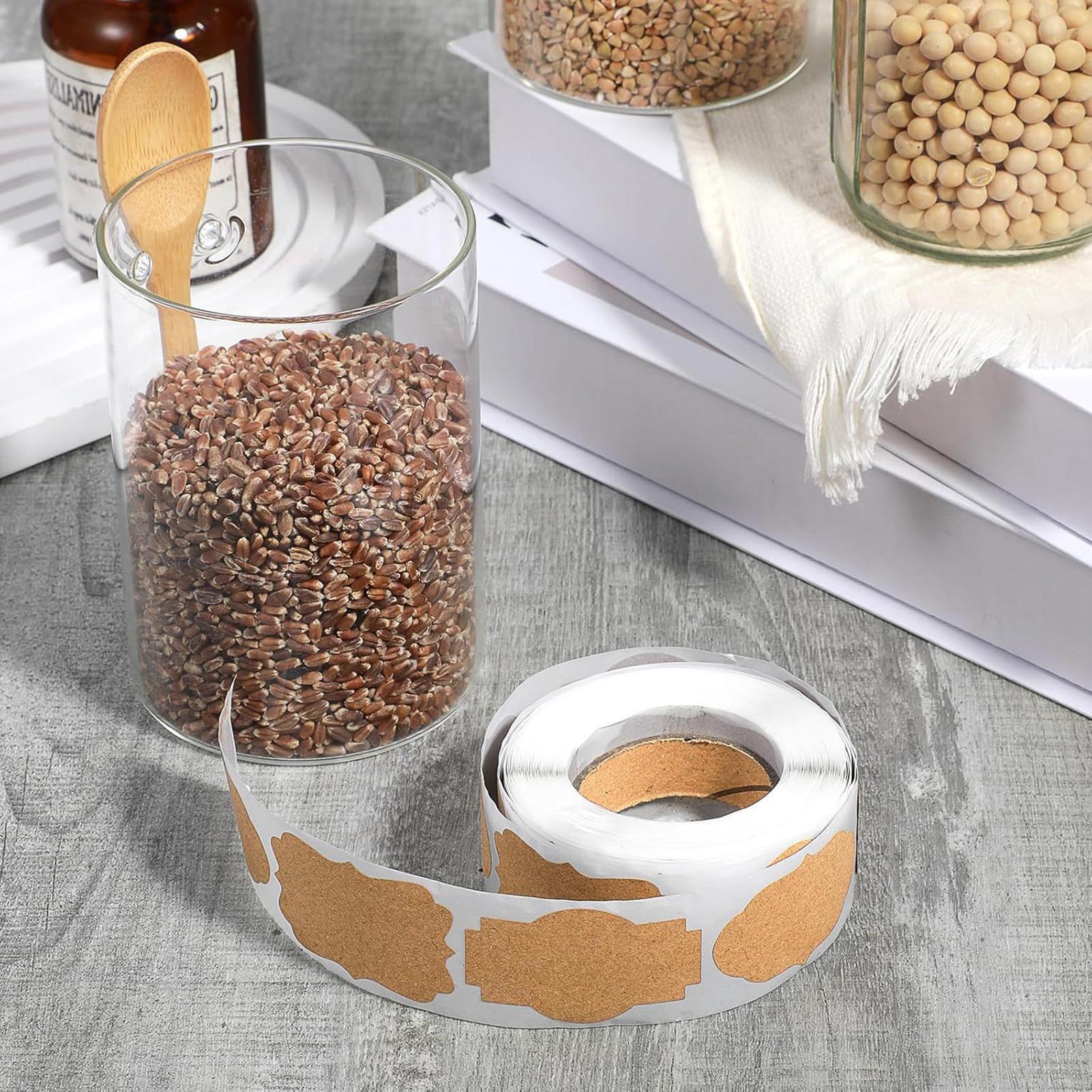 Craft Labels 300 Piece Writabl - Food Storage Jar Labels บทวิจารณ์และราคา