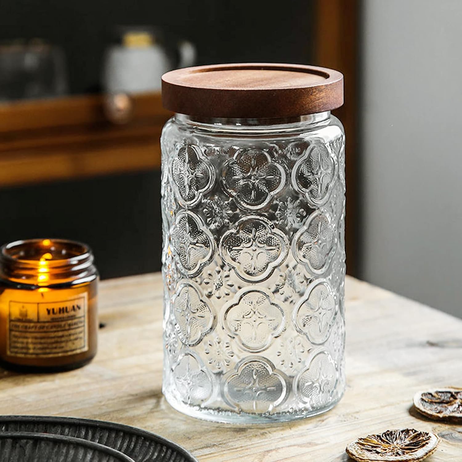35oz/1000ml Glass Storage Jars - Food Storage Containers บทวิจารณ์และราคา
