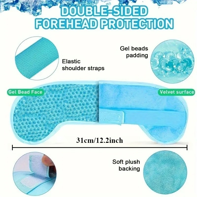 Reusable Hot Cold Gel Headband - Cold Pack Ice Gel บทวิจารณ์และราคา