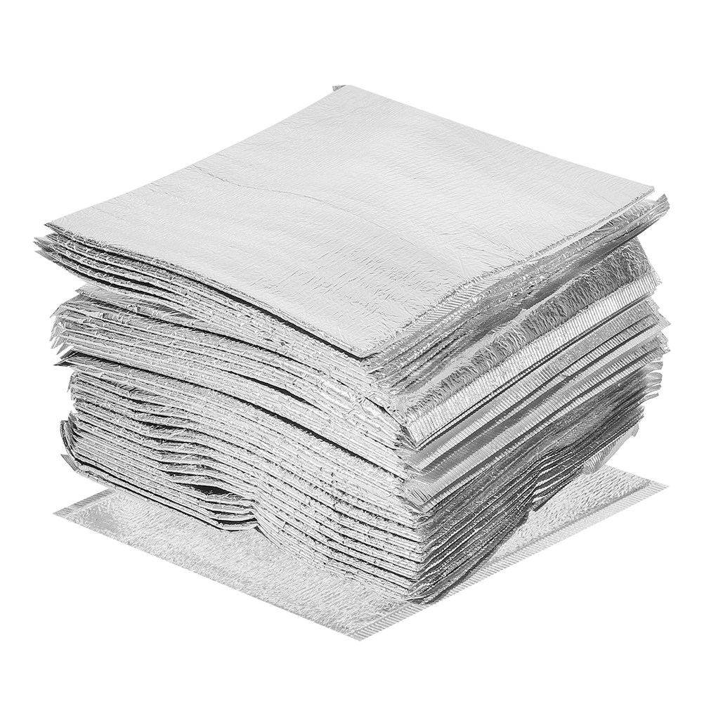 50Pcs Insulated Aluminum Foil  - Food Storage Aluminum บทวิจารณ์และราคา