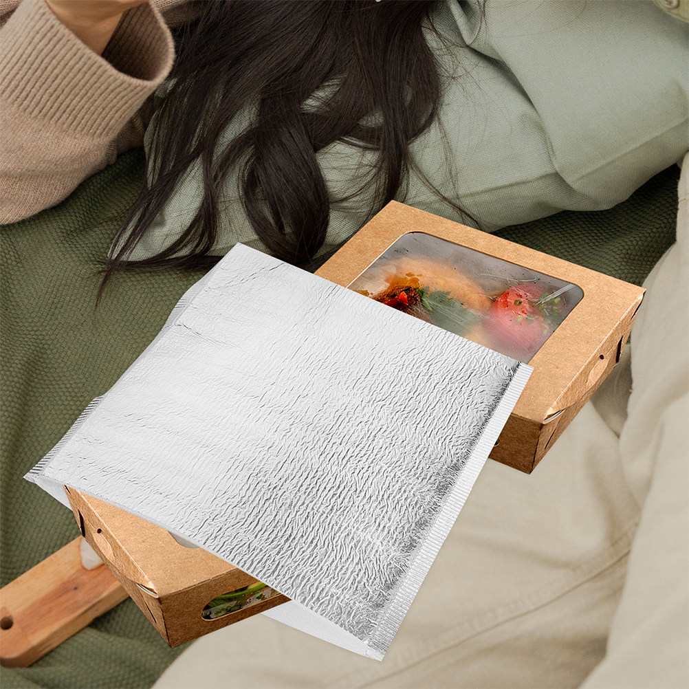 50Pcs Insulated Aluminum Foil  - Food Storage Aluminum บทวิจารณ์และราคา