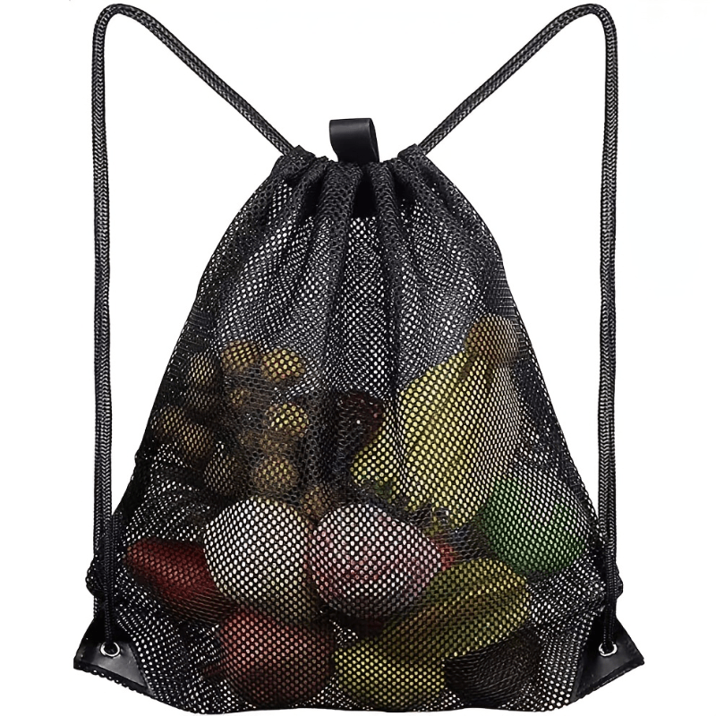 Breathable Mesh Drawstring Bac - Produce Bag Reusable Mesh บทวิจารณ์และราคา