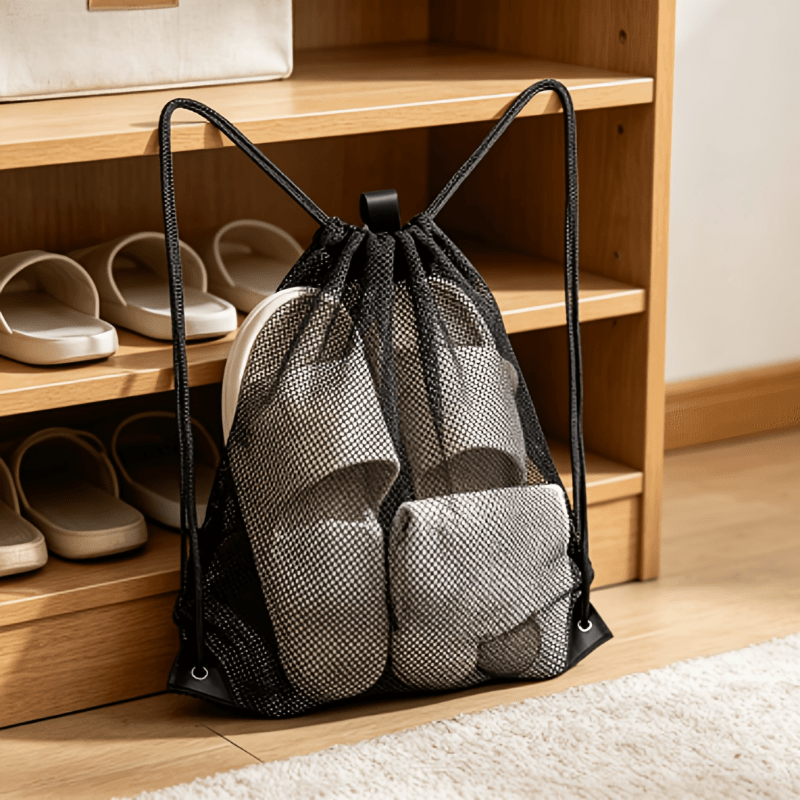Breathable Mesh Drawstring Bac - Produce Bag Reusable Mesh บทวิจารณ์และราคา
