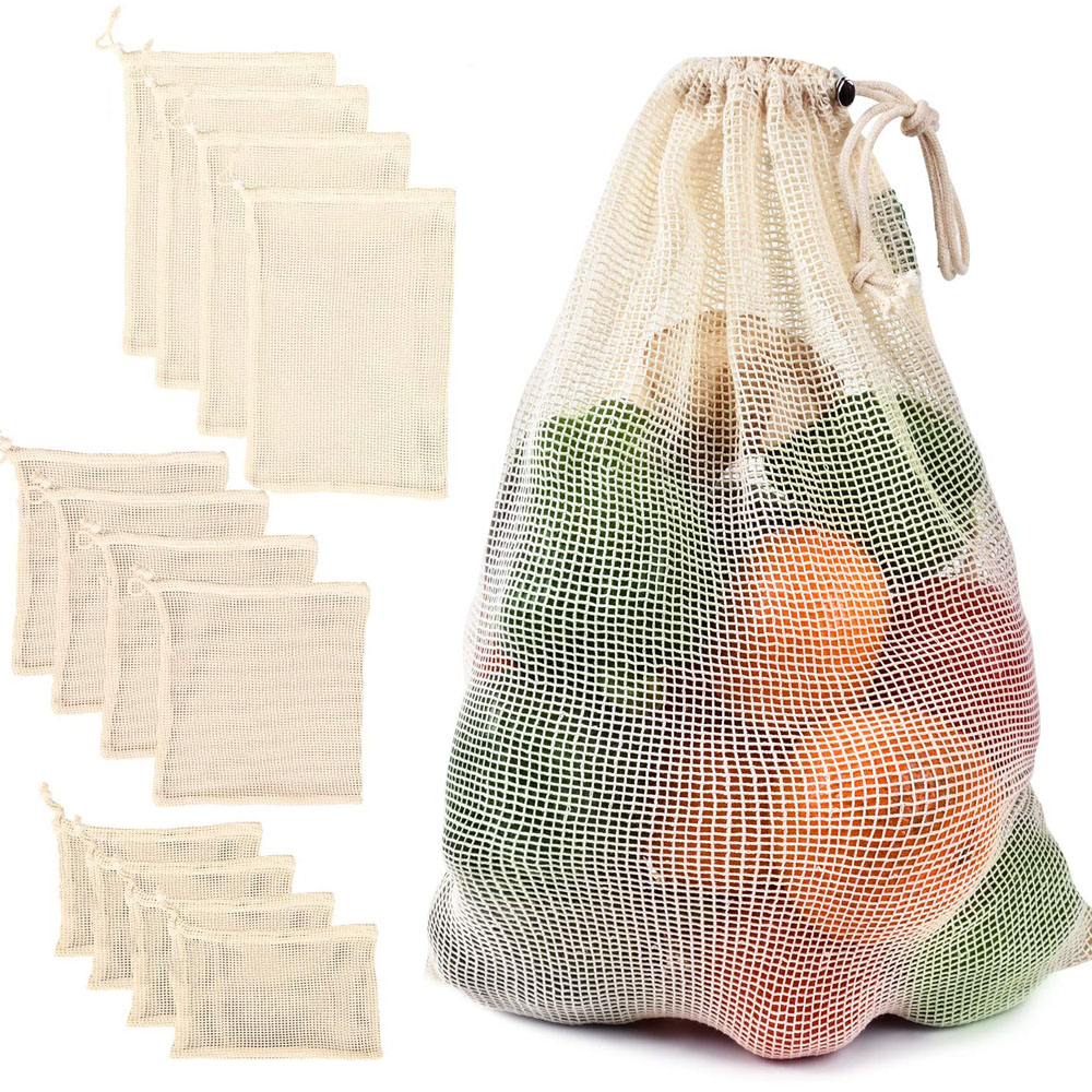 Cotton Mesh Vegetable Bags Pro - Produce Bag Reusable Mesh บทวิจารณ์และราคา