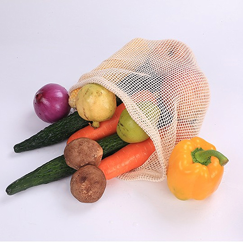 Cotton Mesh Vegetable Bags Pro - Produce Bag Reusable Mesh บทวิจารณ์และราคา