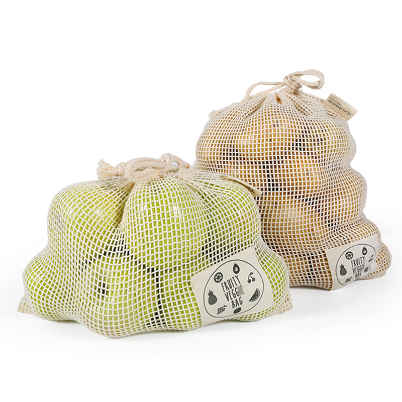6/10 Packs Organic Cotton Reus - Produce Bag Reusable Mesh บทวิจารณ์และราคา