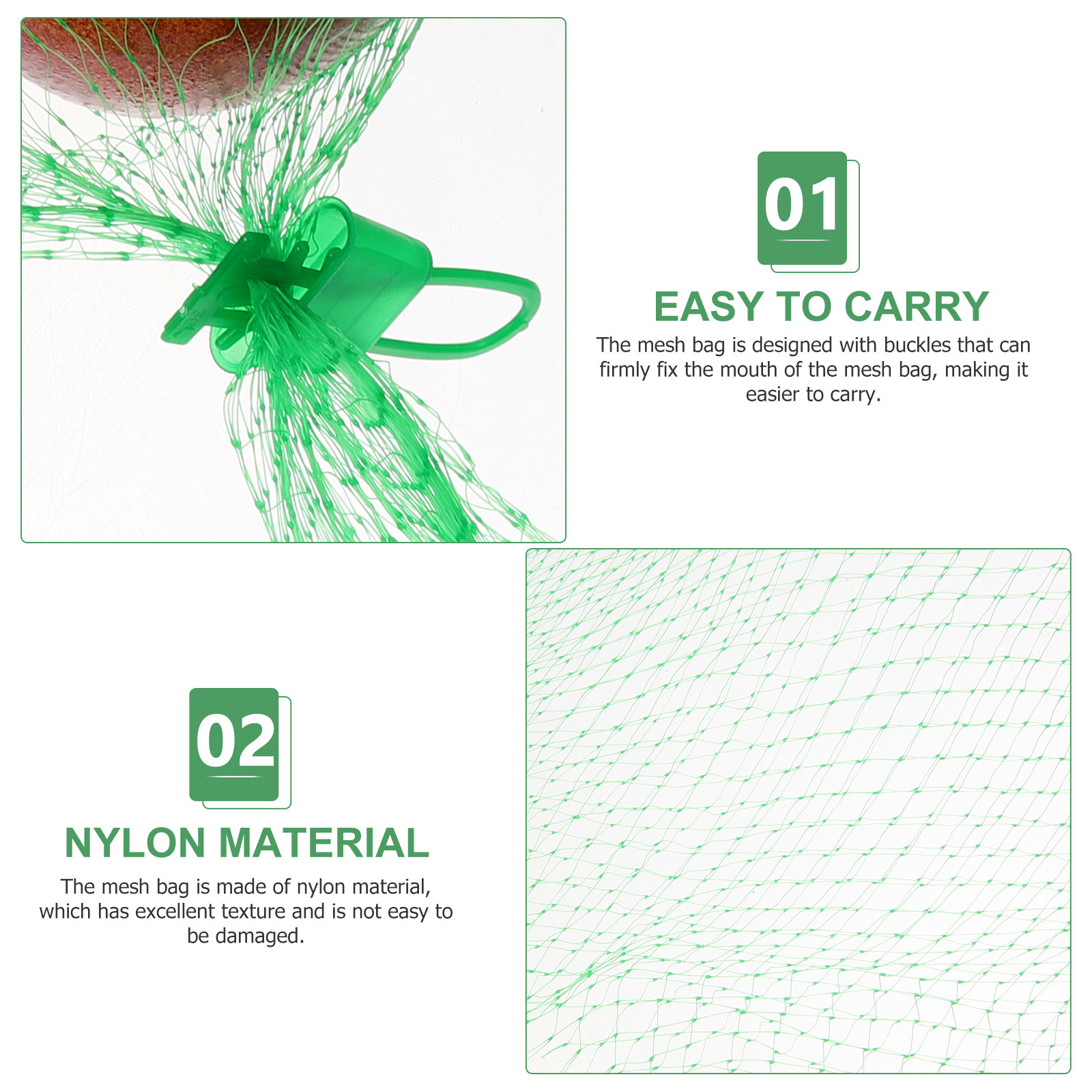 100Pcs Heavy Duty Mesh Produce - Produce Bag Reusable Mesh บทวิจารณ์และราคา