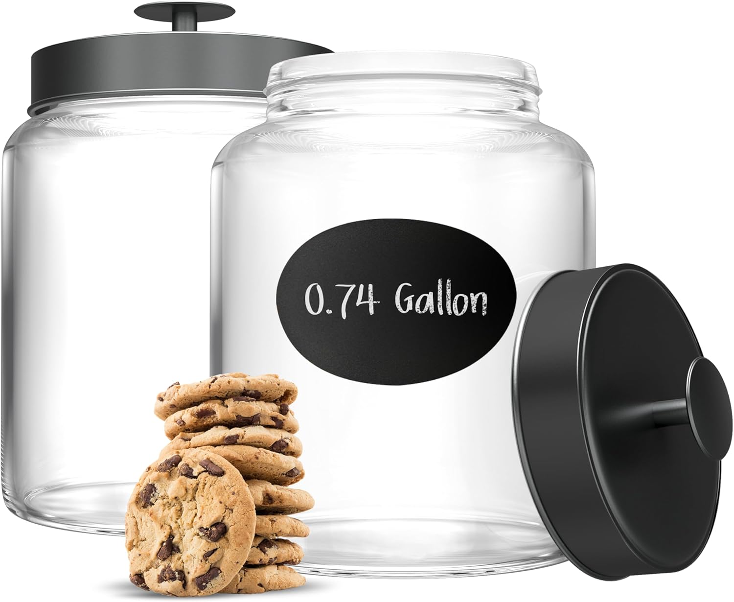 Glass Kitchen Canister Set, Fo - Food Storage Containers บทวิจารณ์และราคา