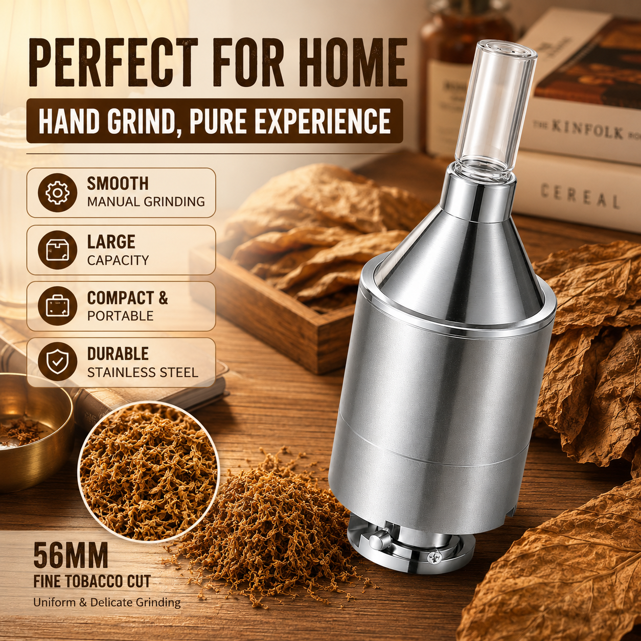 56mm Large Hand Metal Powder G - Food Storage Jar Set บทวิจารณ์และราคา