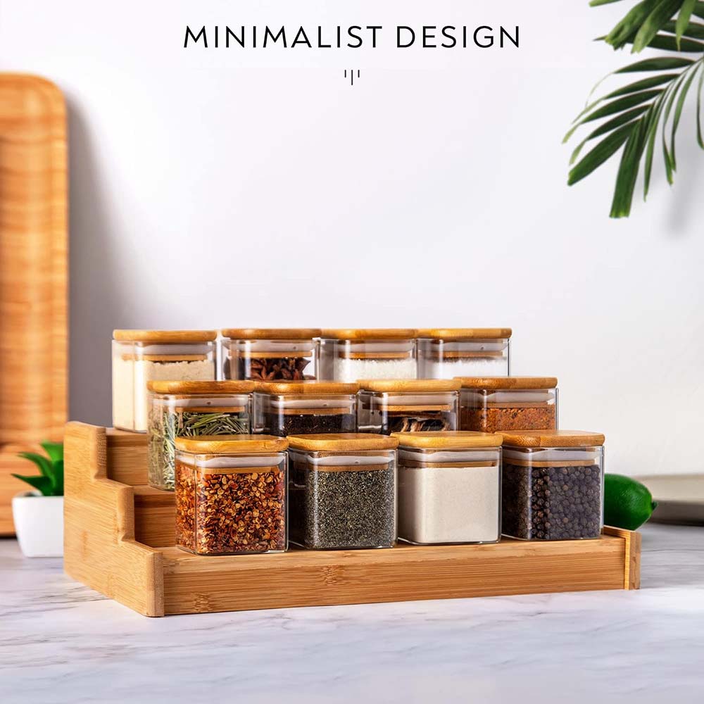 5oz Glass Jars Set with Spice  - Food Storage Jar Labels บทวิจารณ์และราคา