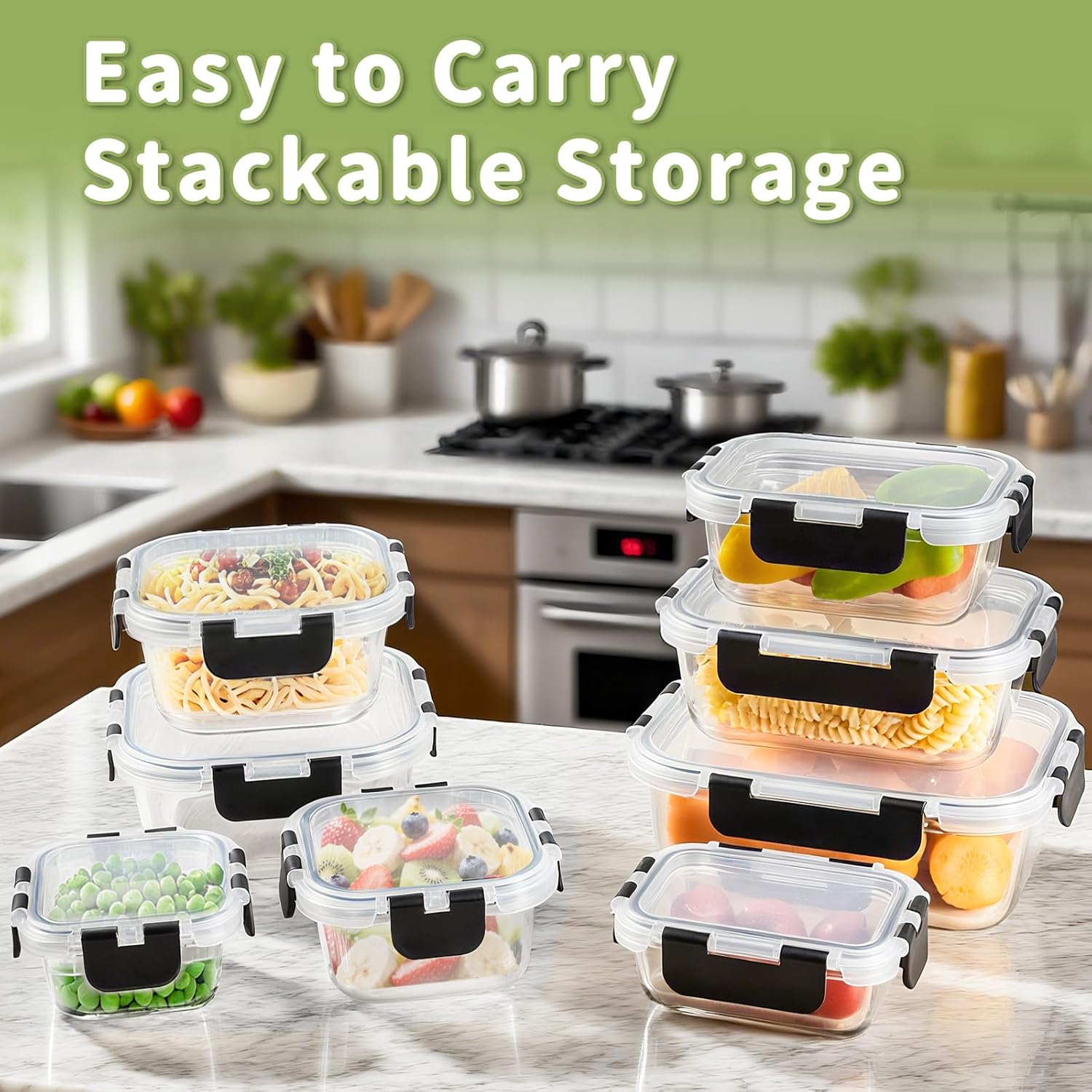 Borosilicate Glass Food Storag - Glass Meal Prep Container บทวิจารณ์และราคา