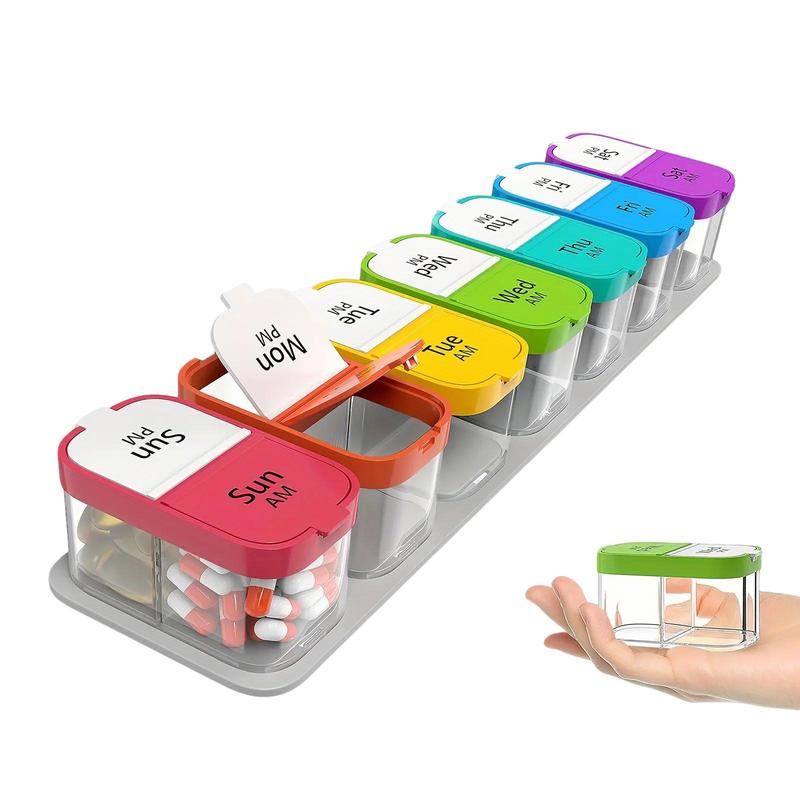 1PCS Large 7 Day Pill Organize - Food Storage Xl บทวิจารณ์และราคา