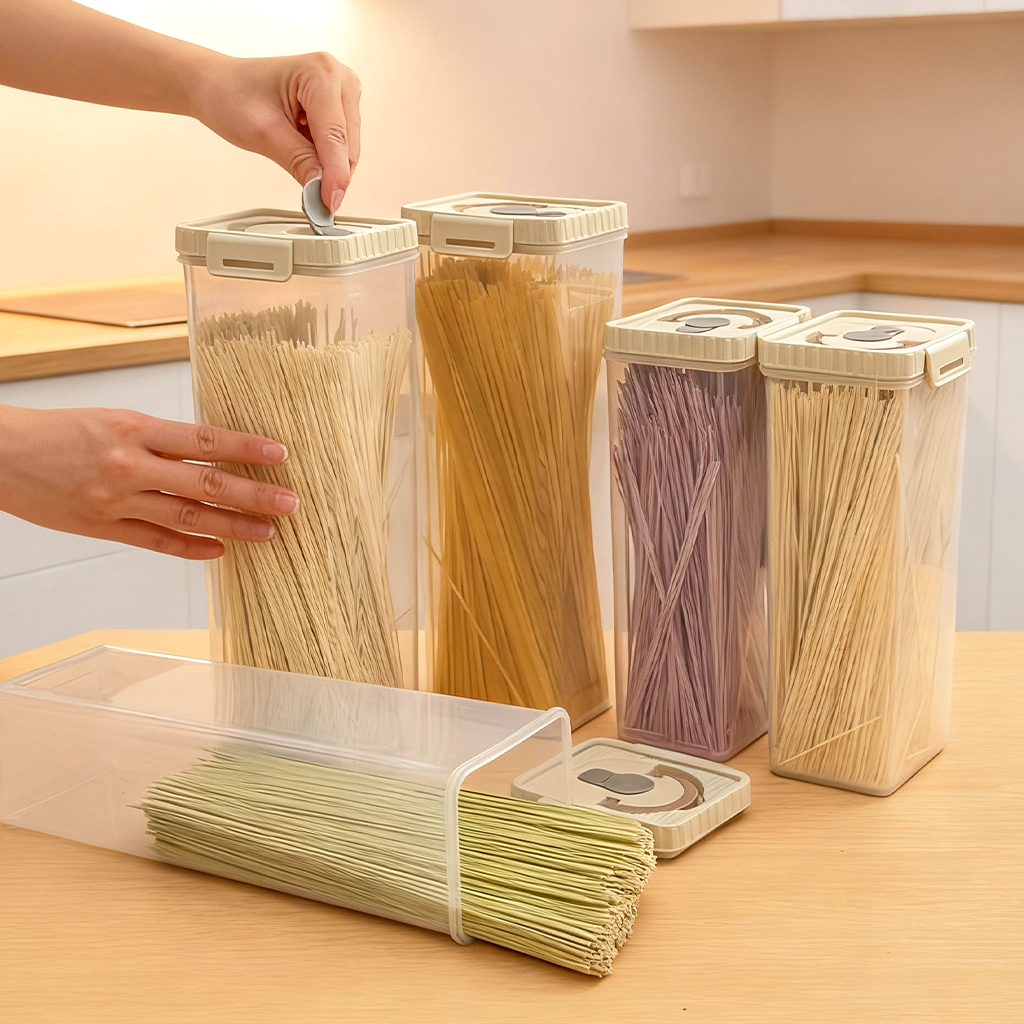 Noodles Sealed Storage Box Wit - Food Storage Plastic Containers With Lids บทวิจารณ์และราคา