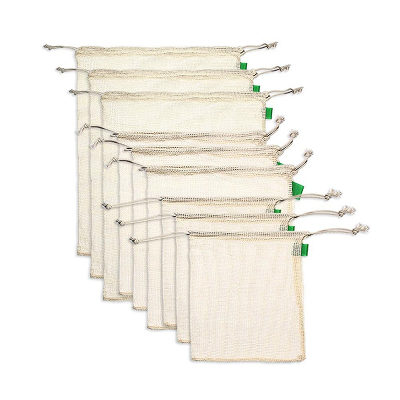 -A23G 9Pcs/Set High Quality Me - Produce Bag Reusable Mesh บทวิจารณ์และราคา