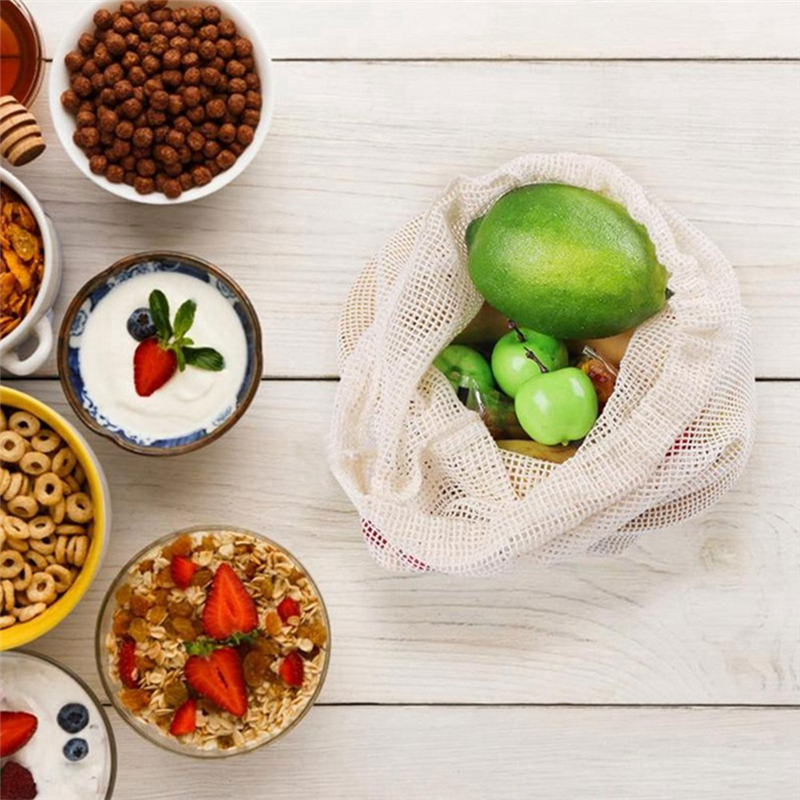 -A23G 9Pcs/Set High Quality Me - Produce Bag Reusable Mesh บทวิจารณ์และราคา