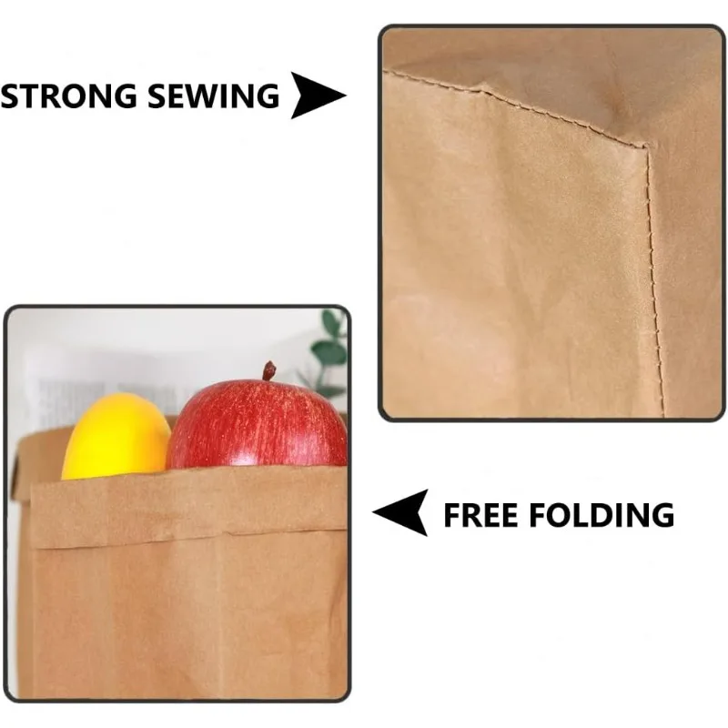 Kraft Paper Bag Washable Paper - Food Storage In Plants บทวิจารณ์และราคา