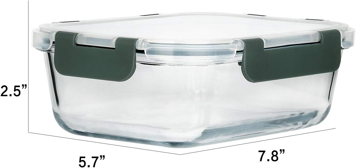 30 oz Glass Meal Prep Containe - Glass Meal Prep Container บทวิจารณ์และราคา
