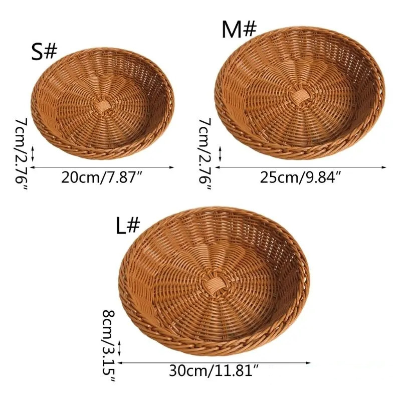 Rattan Wicker Woven Serving Ba - Food Storage In Plants บทวิจารณ์และราคา