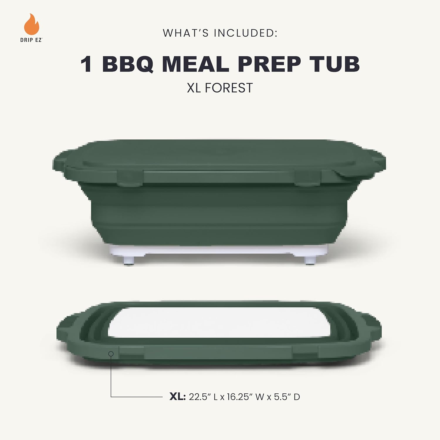 Collapsible BBQ Prep Tub with  - Food Storage Xl บทวิจารณ์และราคา