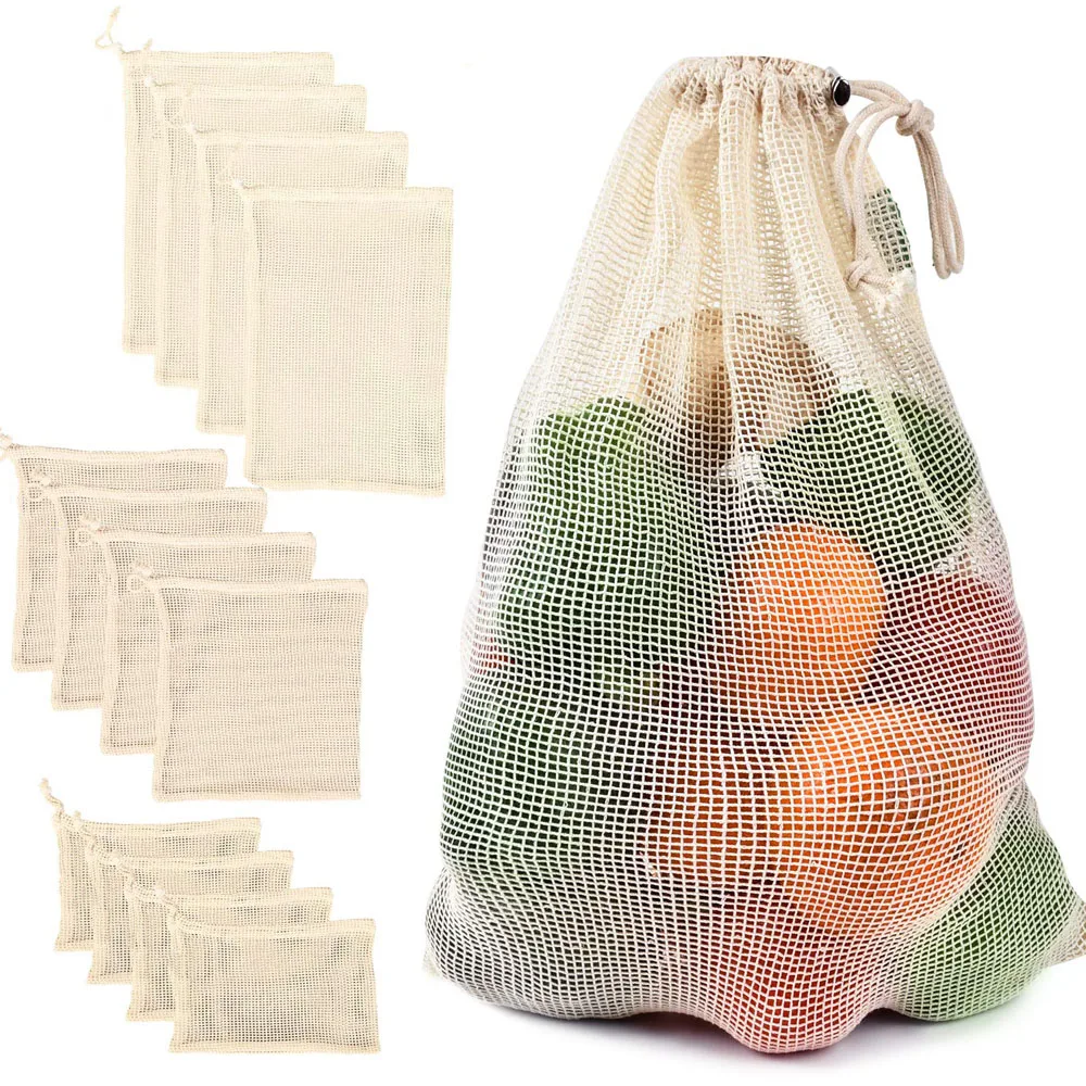 Cotton Mesh Vegetable Bags Pro - Produce Bag Reusable Mesh บทวิจารณ์และราคา