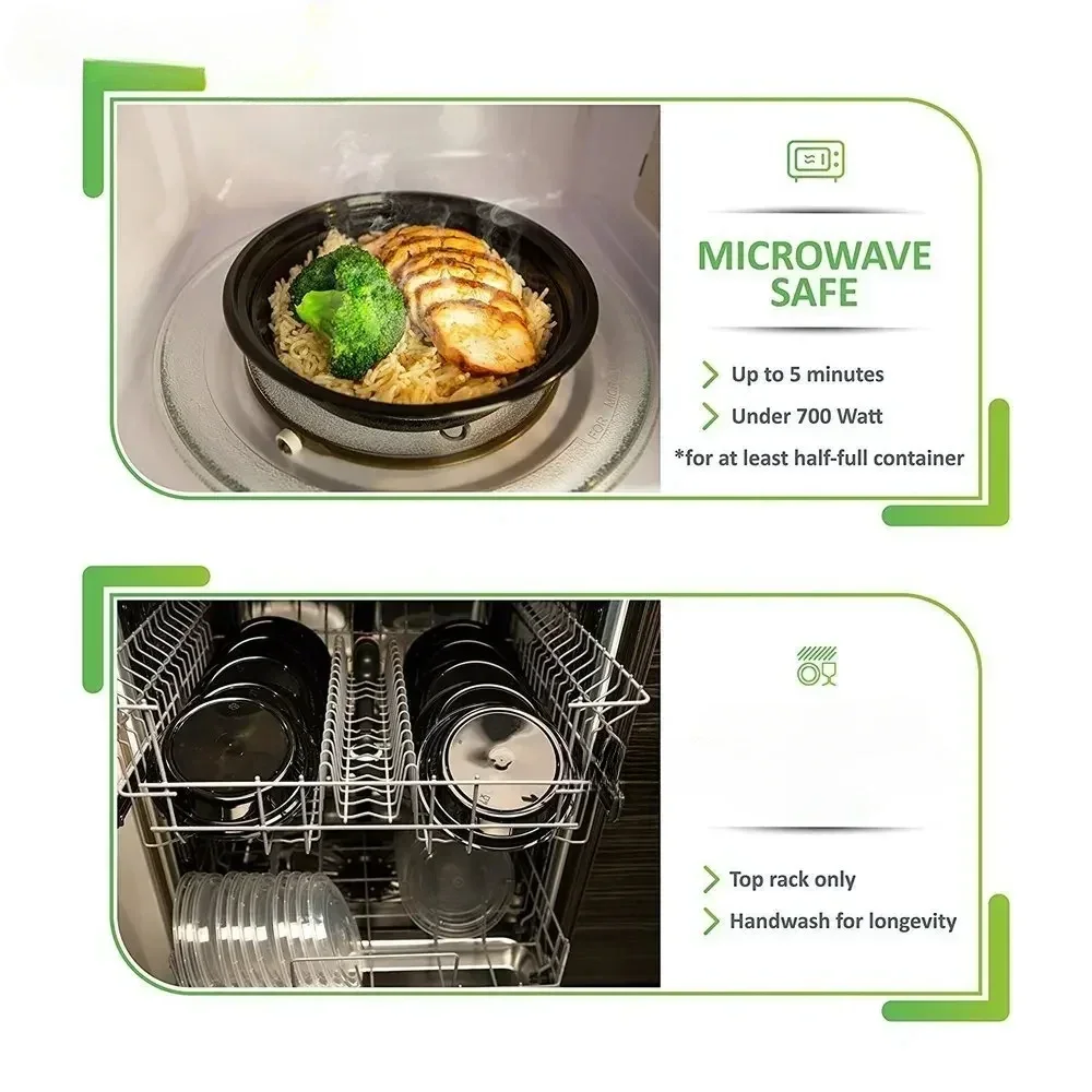 Meal Prep Containers Plastic F - Glass Meal Prep Container บทวิจารณ์และราคา