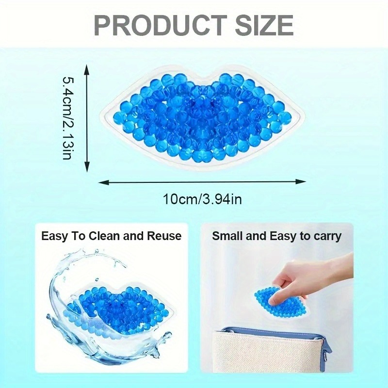 4pcs lip gel ice pack, reusabl - Cold Pack Ice Gel บทวิจารณ์และราคา