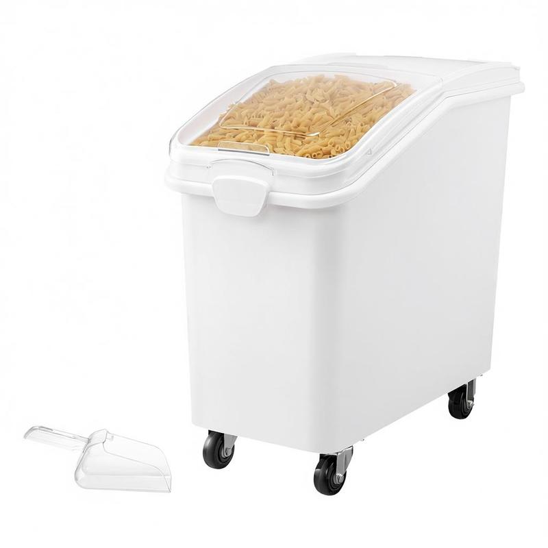 Rice Storage Container, 27Gall - Food Storage Plastic Containers With Lids บทวิจารณ์และราคา