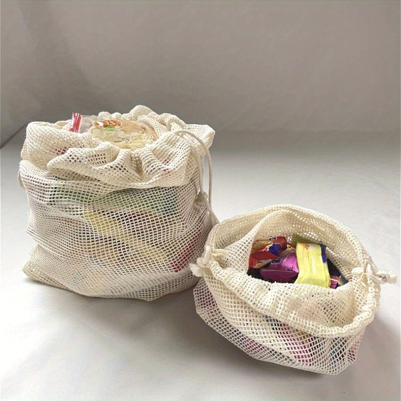 1pc Cotton Mesh Reusable Produ - Produce Bag Reusable Mesh บทวิจารณ์และราคา