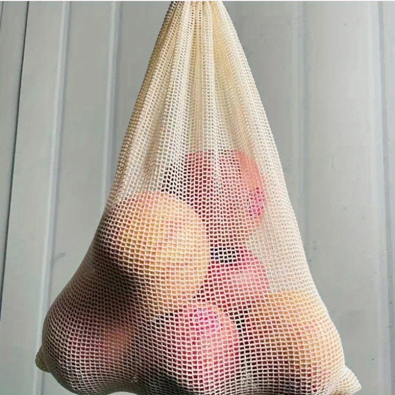 1pc Cotton Mesh Reusable Produ - Produce Bag Reusable Mesh บทวิจารณ์และราคา