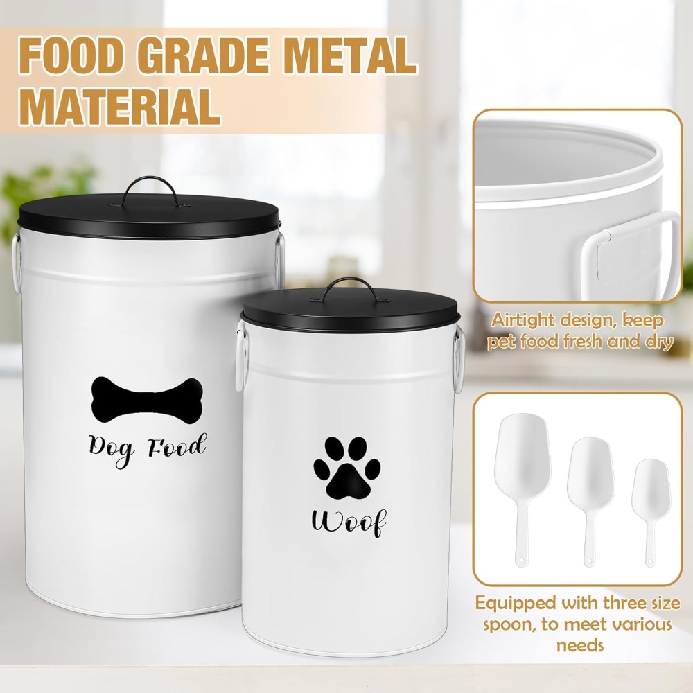 Extra Large 30+14 lbs Metal Do - Food Storage Jar Set บทวิจารณ์และราคา