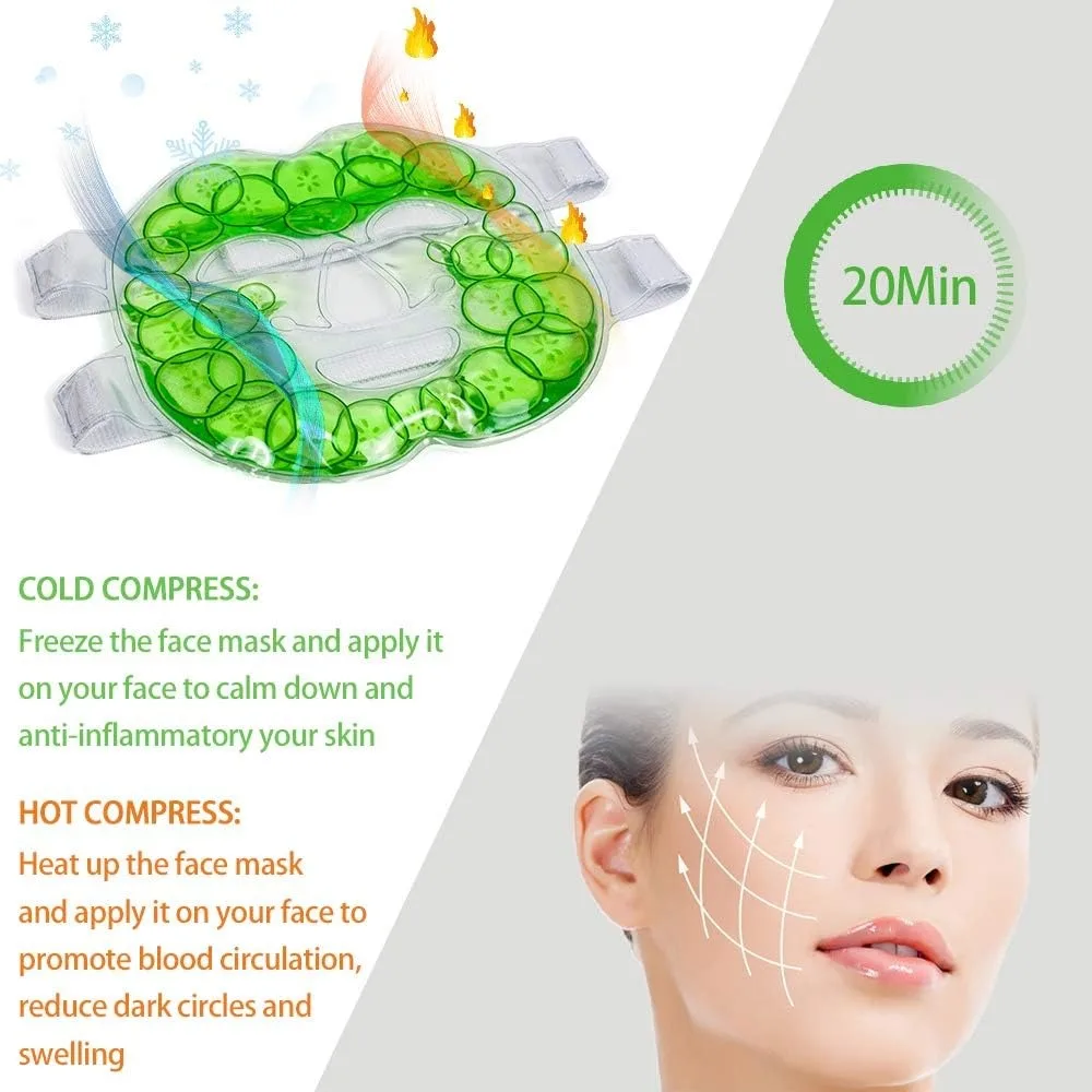 Face Ice Gel Pack with Wrap Re - Cold Pack Ice Gel บทวิจารณ์และราคา