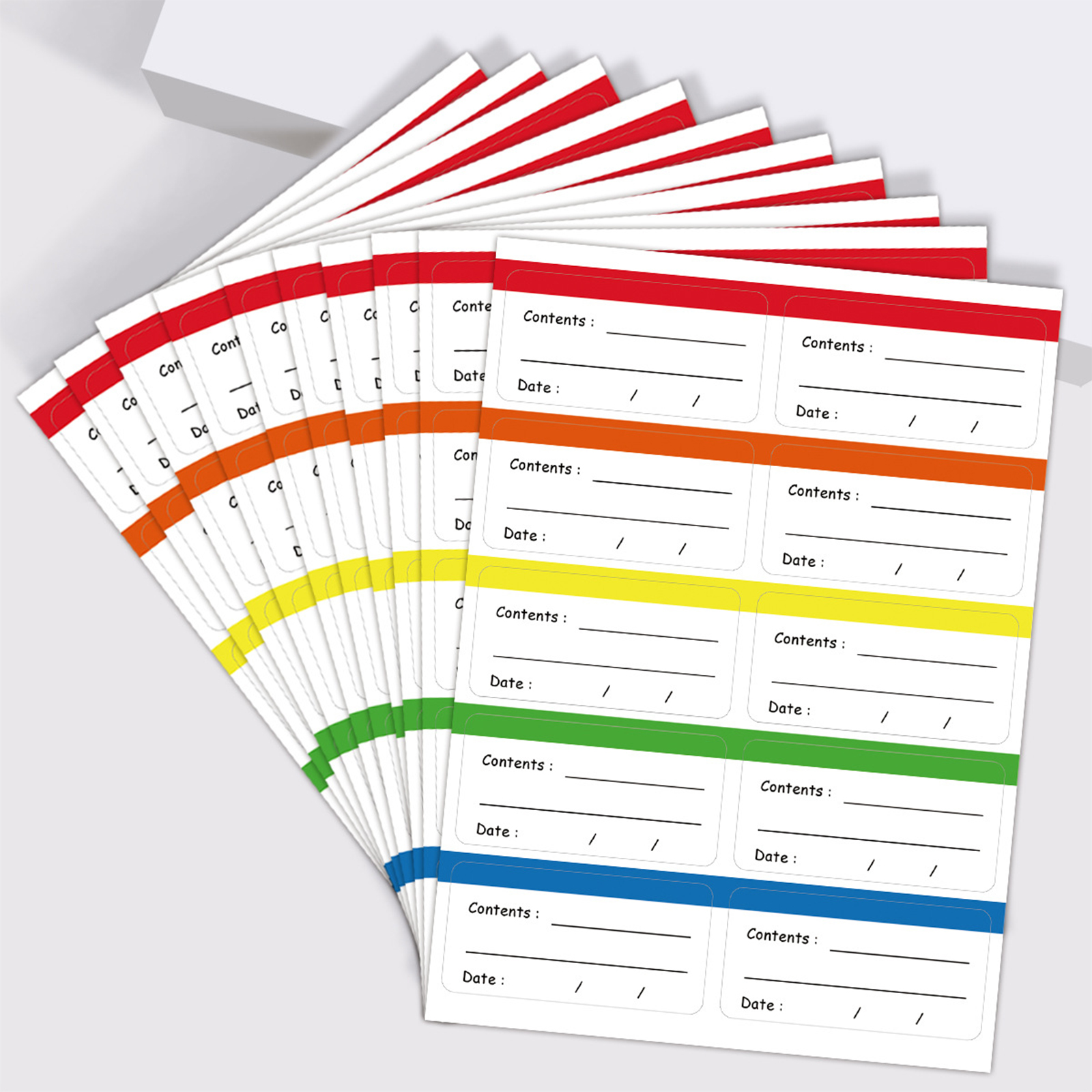 100pcs 6*3cm Removable Freezer - Food Storage Jar Labels บทวิจารณ์และราคา