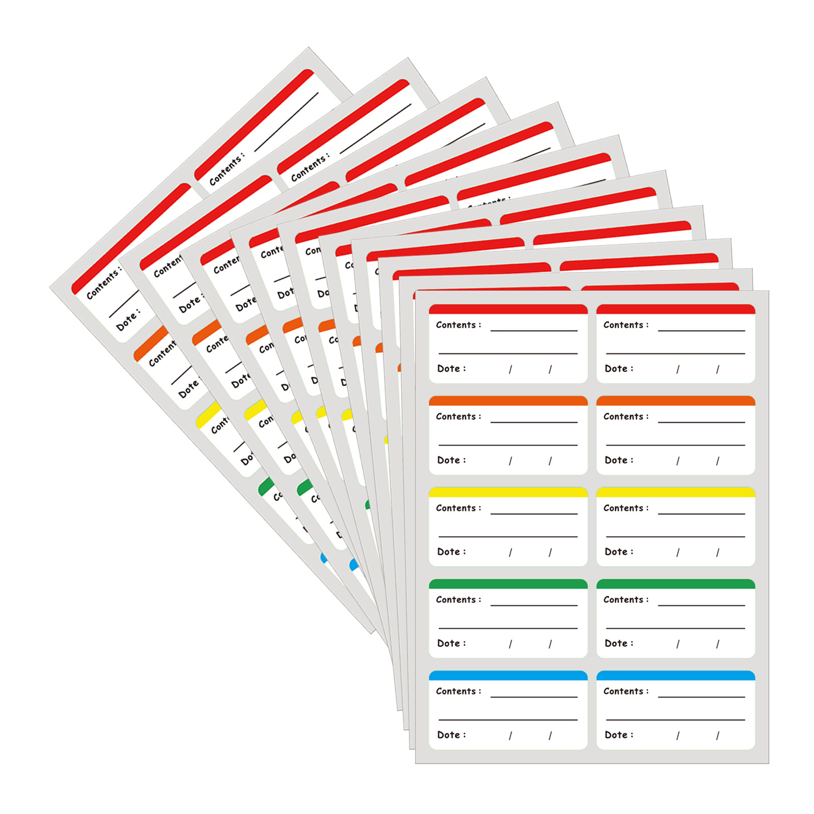 100pcs 6*3cm Removable Freezer - Food Storage Jar Labels บทวิจารณ์และราคา