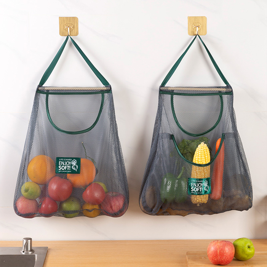 Hanging Mesh Produce Bag 5 Sty - Produce Bag Reusable Mesh บทวิจารณ์และราคา