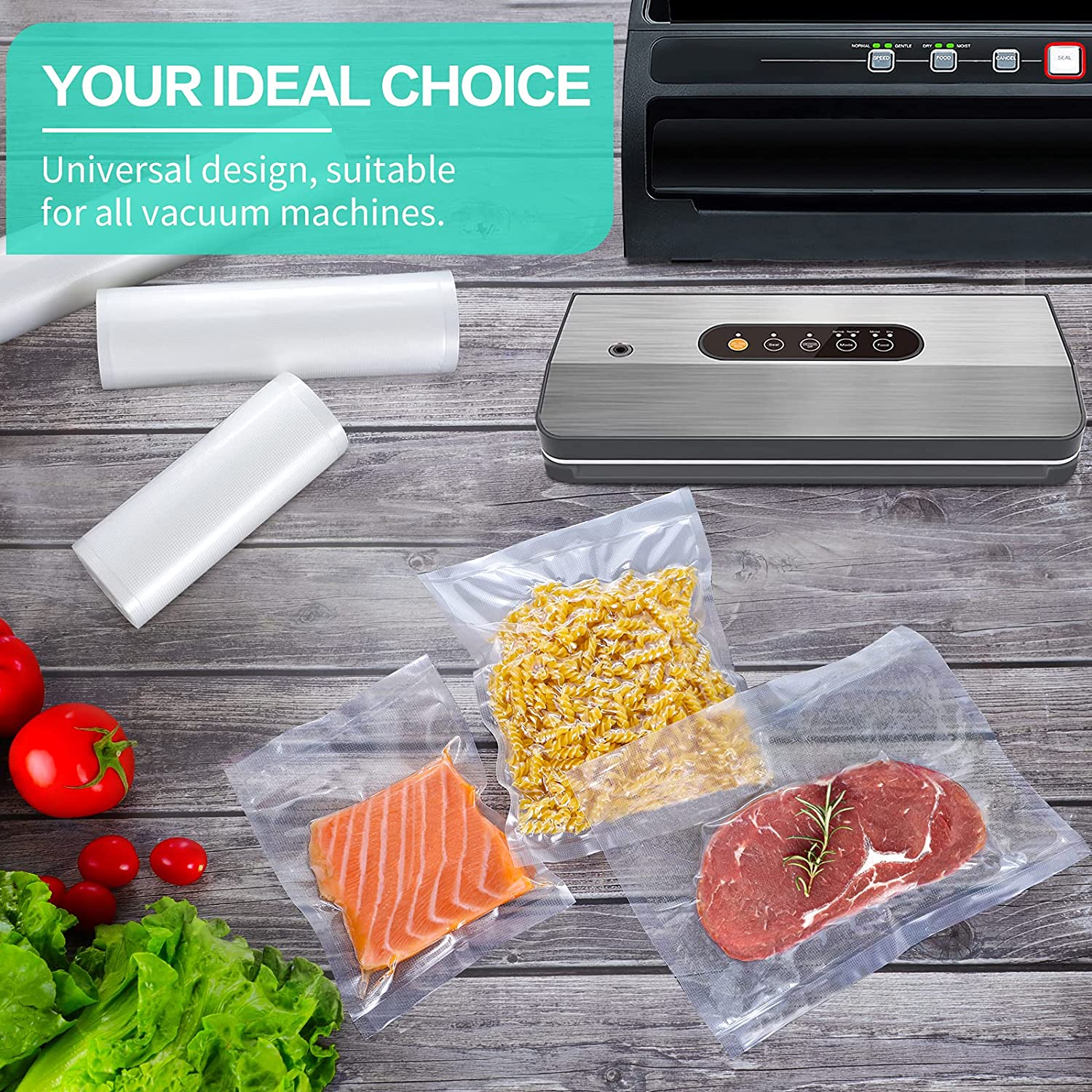 Kitchen Bags For Vacuum Food V - Food Storage Method บทวิจารณ์และราคา