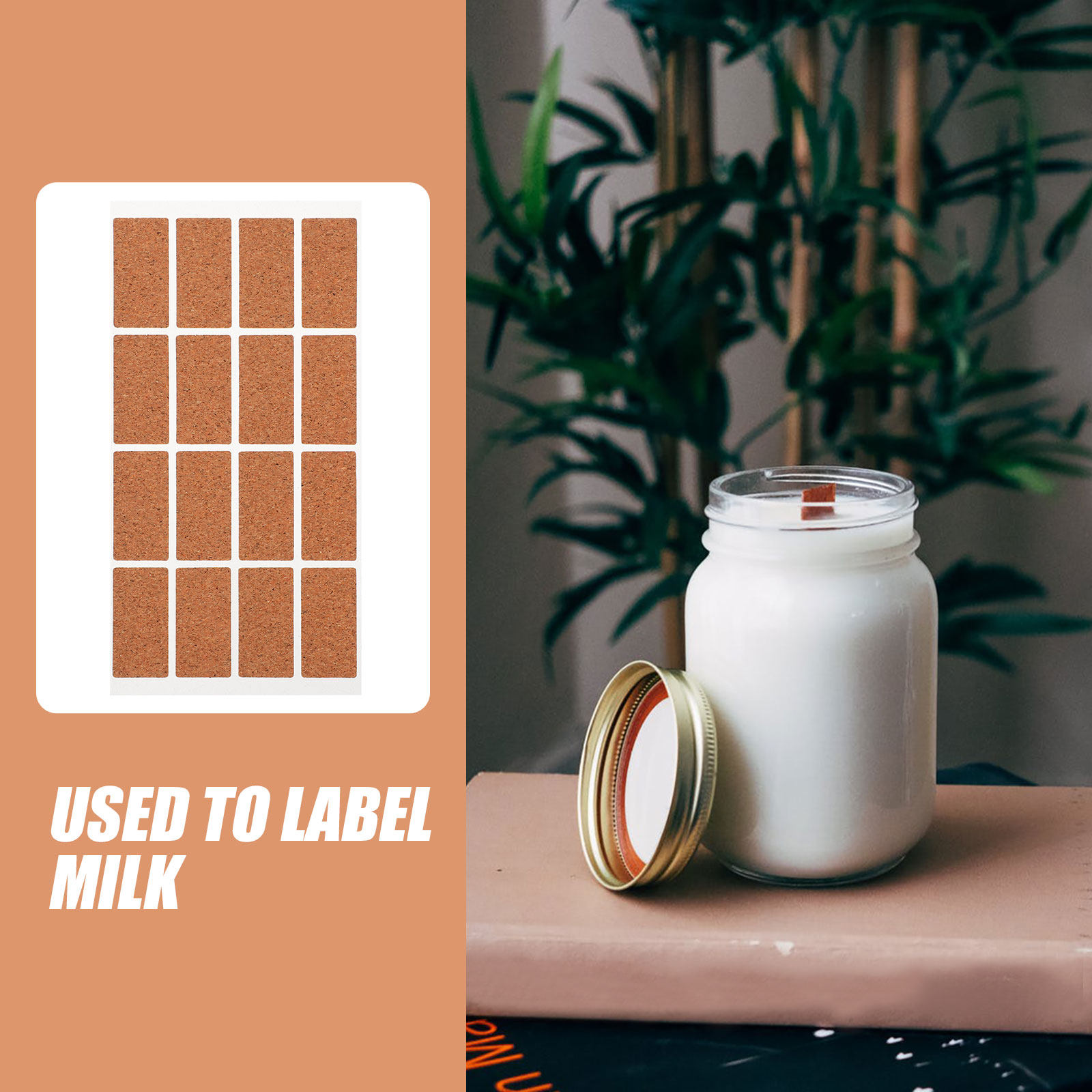 48Pcs Waterproof Food Labels F - Food Storage Jar Labels บทวิจารณ์และราคา