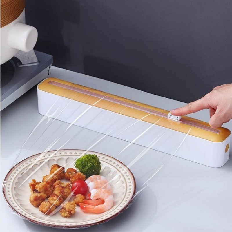 Food Plastic Cling Wrap Dispen - Food Storage Aluminum บทวิจารณ์และราคา