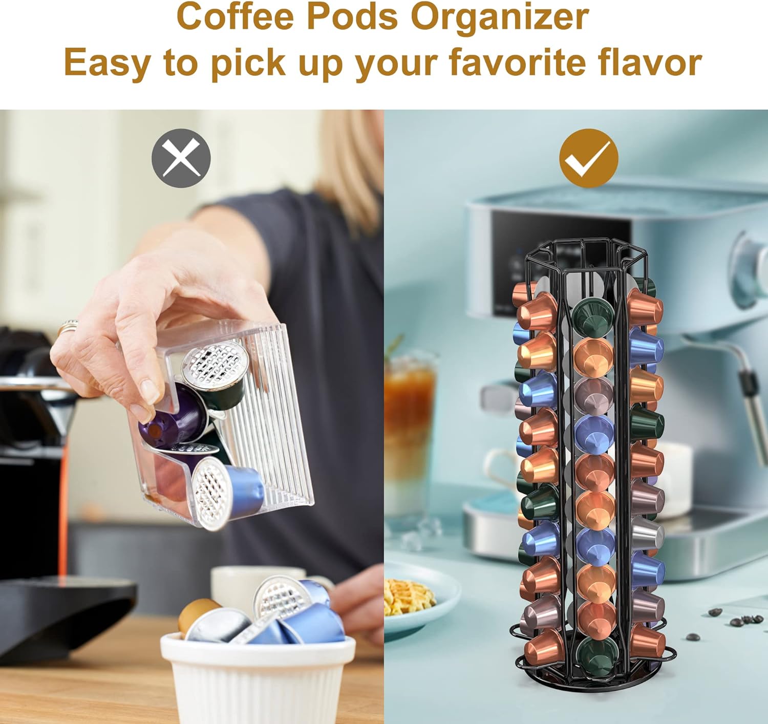 Coffee Pod Holder for Nespress - Food Storage Xl บทวิจารณ์และราคา