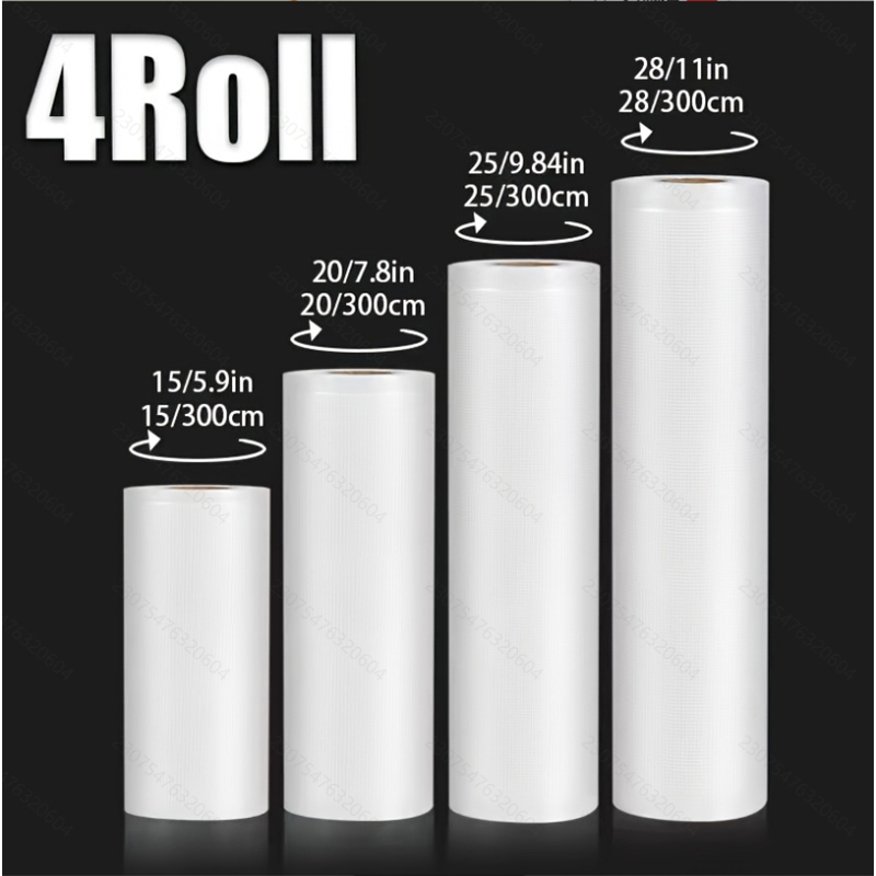 4pcs Vacuum Sealer Bags: 4 Rol - Food Storage Xl บทวิจารณ์และราคา