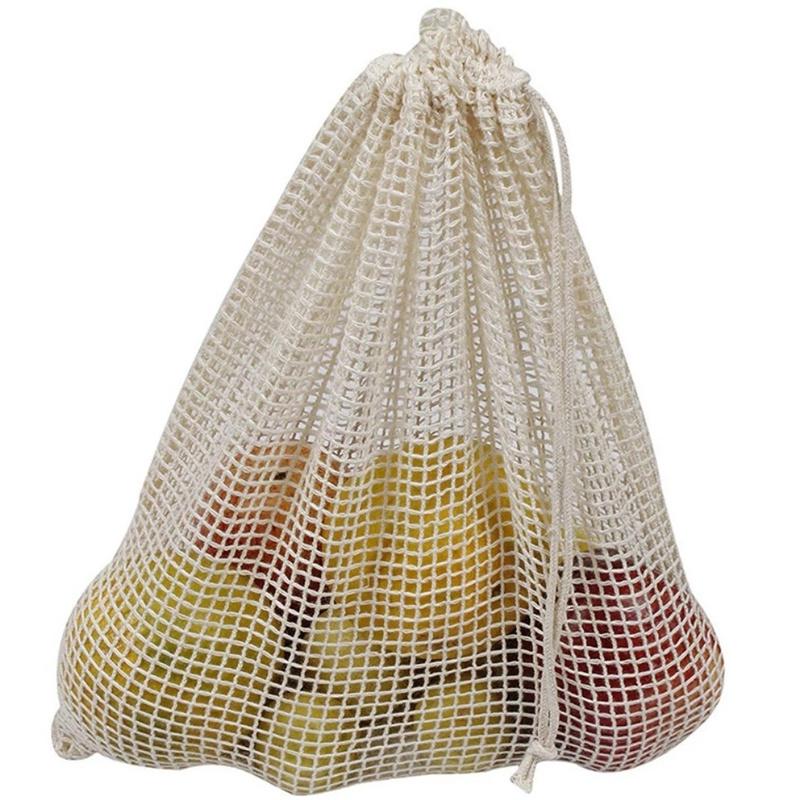 Reusable Cotton Mesh Produce B - Produce Bag Reusable Mesh บทวิจารณ์และราคา