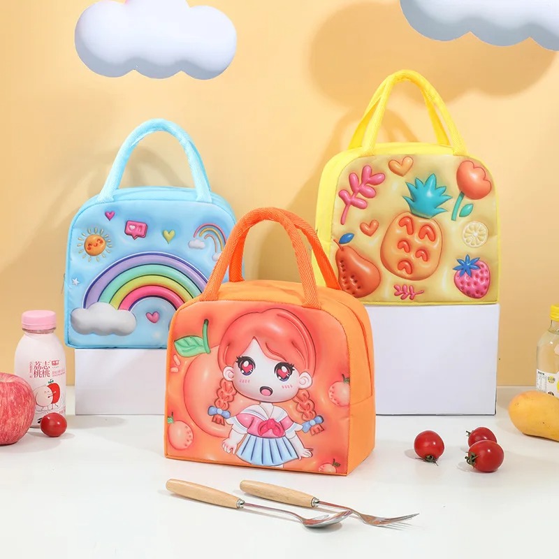 Children's Lunch Box Bag 3D Ca - Food Storage Aluminum บทวิจารณ์และราคา
