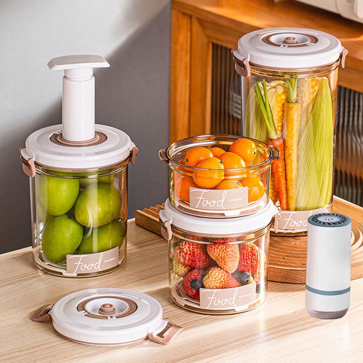 1 Kitchen Food Grade Vacuum Se - Food Storage And Preservation บทวิจารณ์และราคา