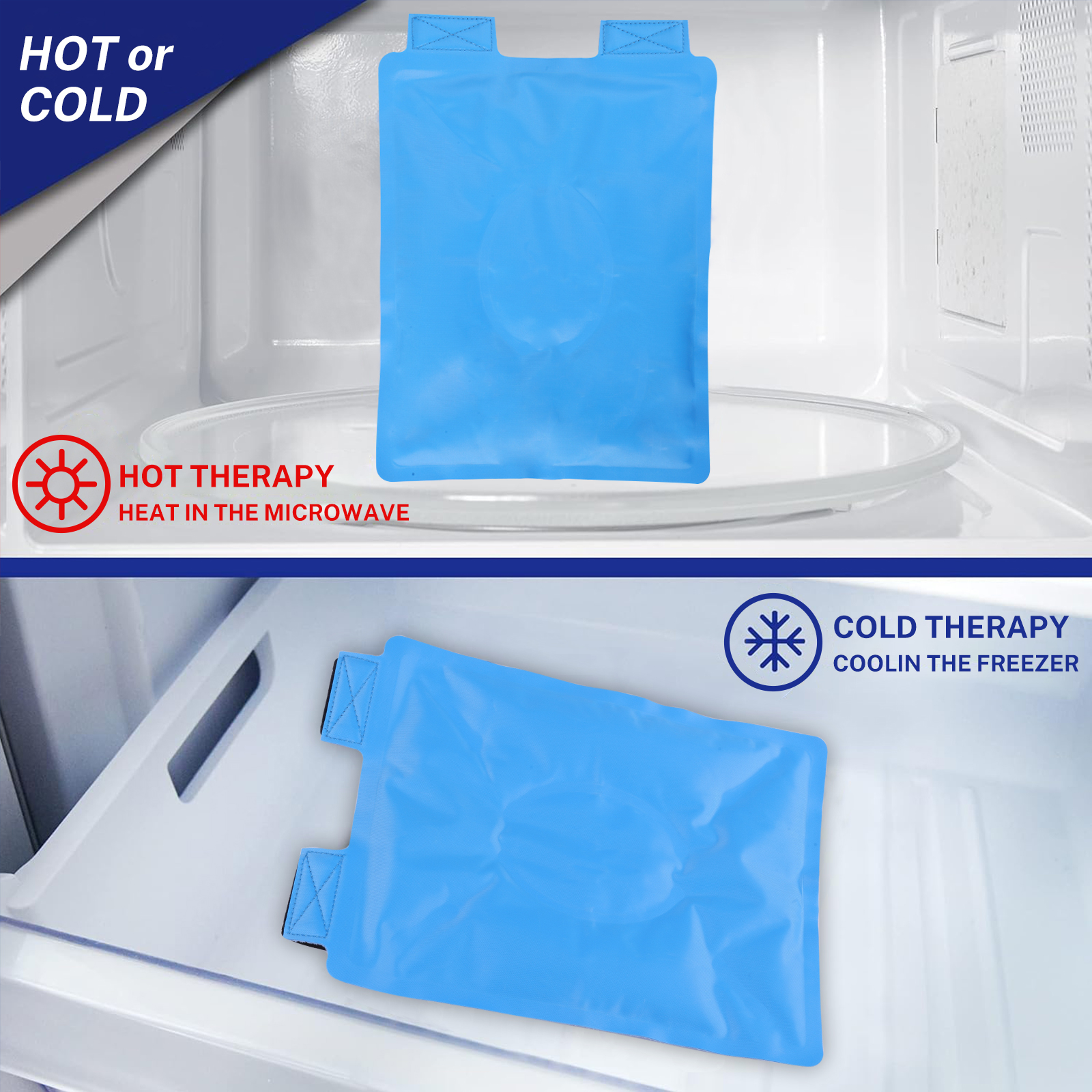 Lefeke Knee Ice Pack Wrap Reus - Cold Pack Ice Gel บทวิจารณ์และราคา