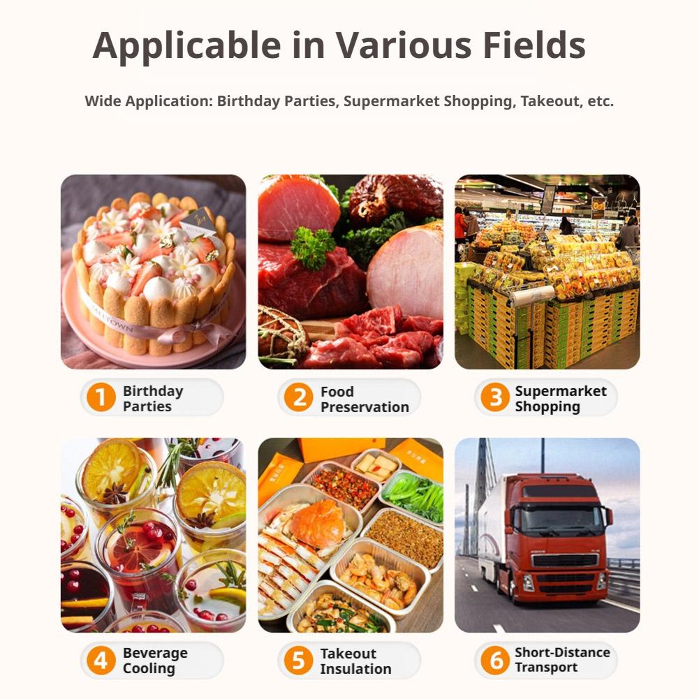 S/M/L Portable Insulation Cool - Food Storage Method บทวิจารณ์และราคา