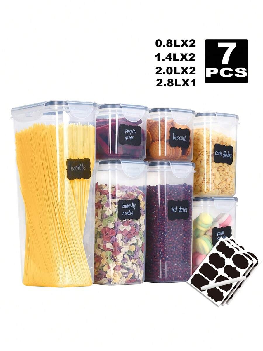 1/3/5/7pcs Food Storage Jars R - Food Storage Jar Labels บทวิจารณ์และราคา